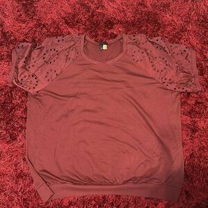 Torrid Shirt Maroon color